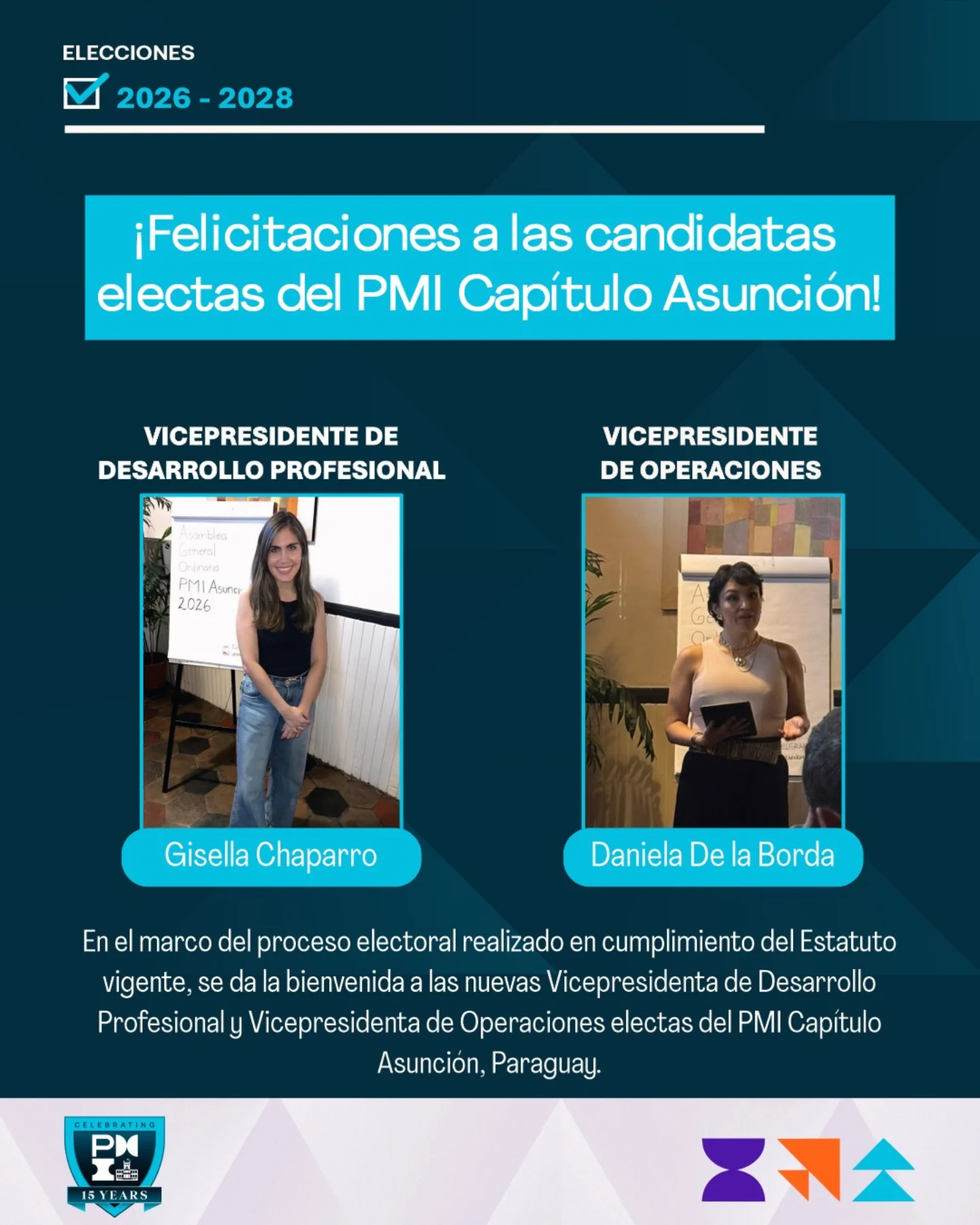Resultados de las elecciones del PMI Capítulo Asunción
